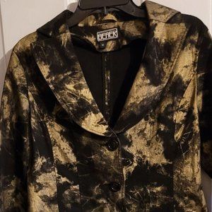 The Collective Works of Berek 2 black and gold tie